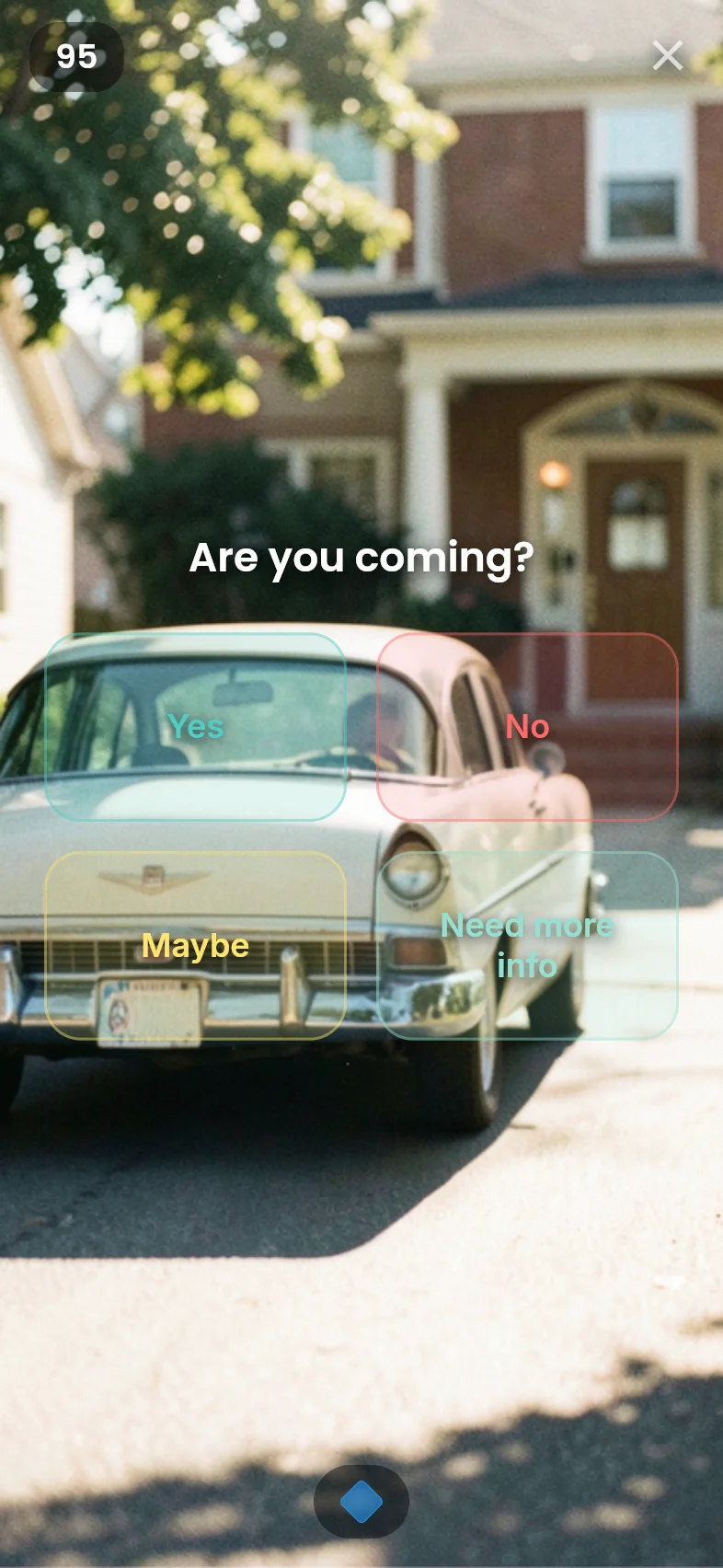 Decision Sync response choices on Cronote